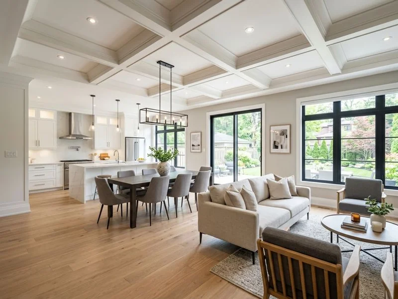 Bright full home renovation in Toronto featuring open living areas and modern finishes