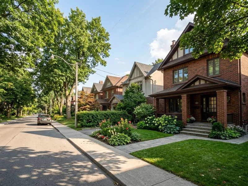 Established Greater Toronto Area residential street showcasing a completed exterior renovation with new siding and roofing